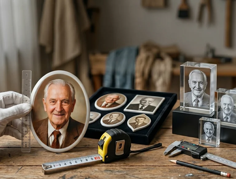 Jak wybrać zdjęcie nagrobkowe? Porcelana, kryształ formaty i wymiary